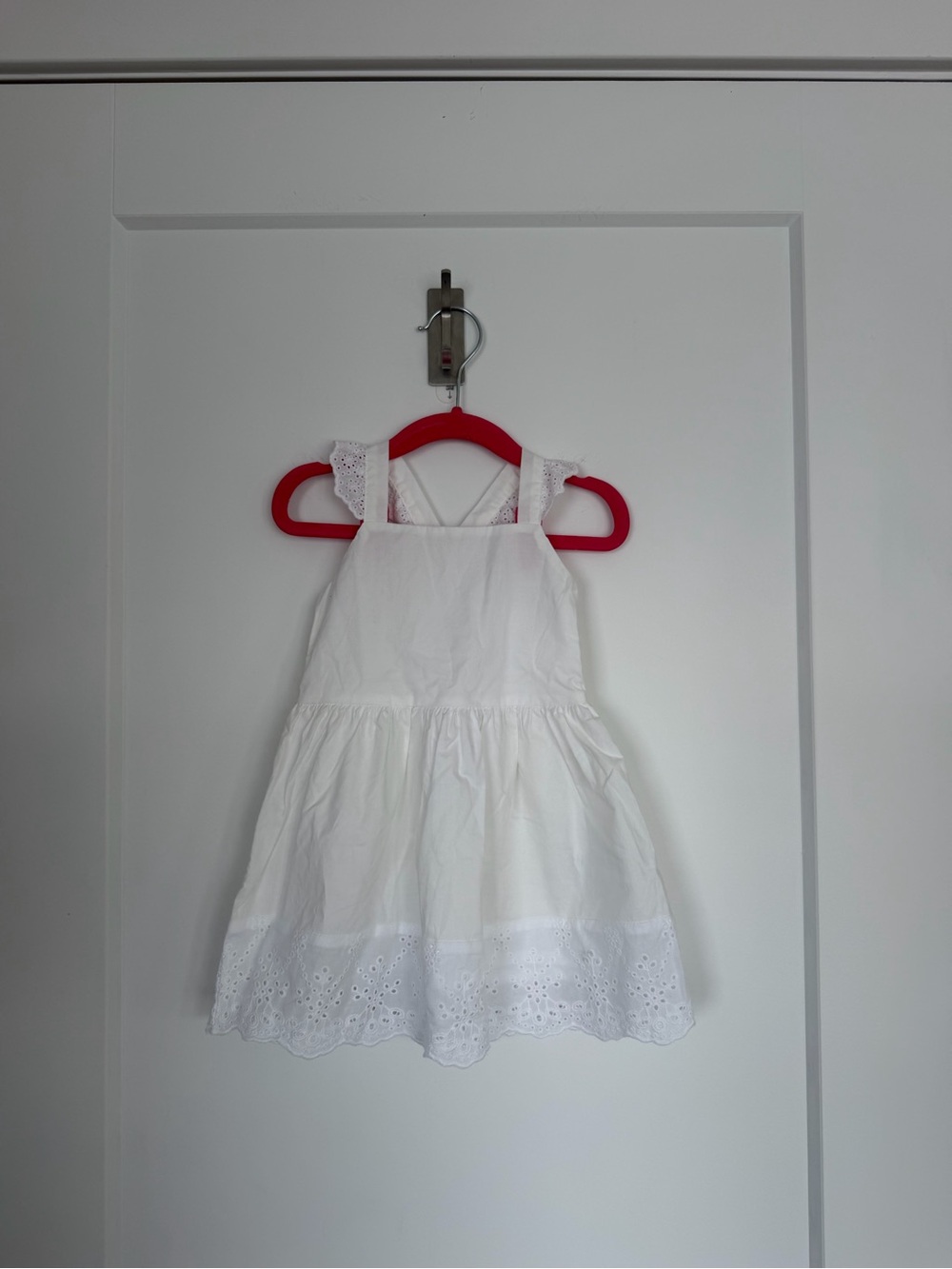 NWOT Carter’s Child of Mine White Eyelet Dress Size 18M